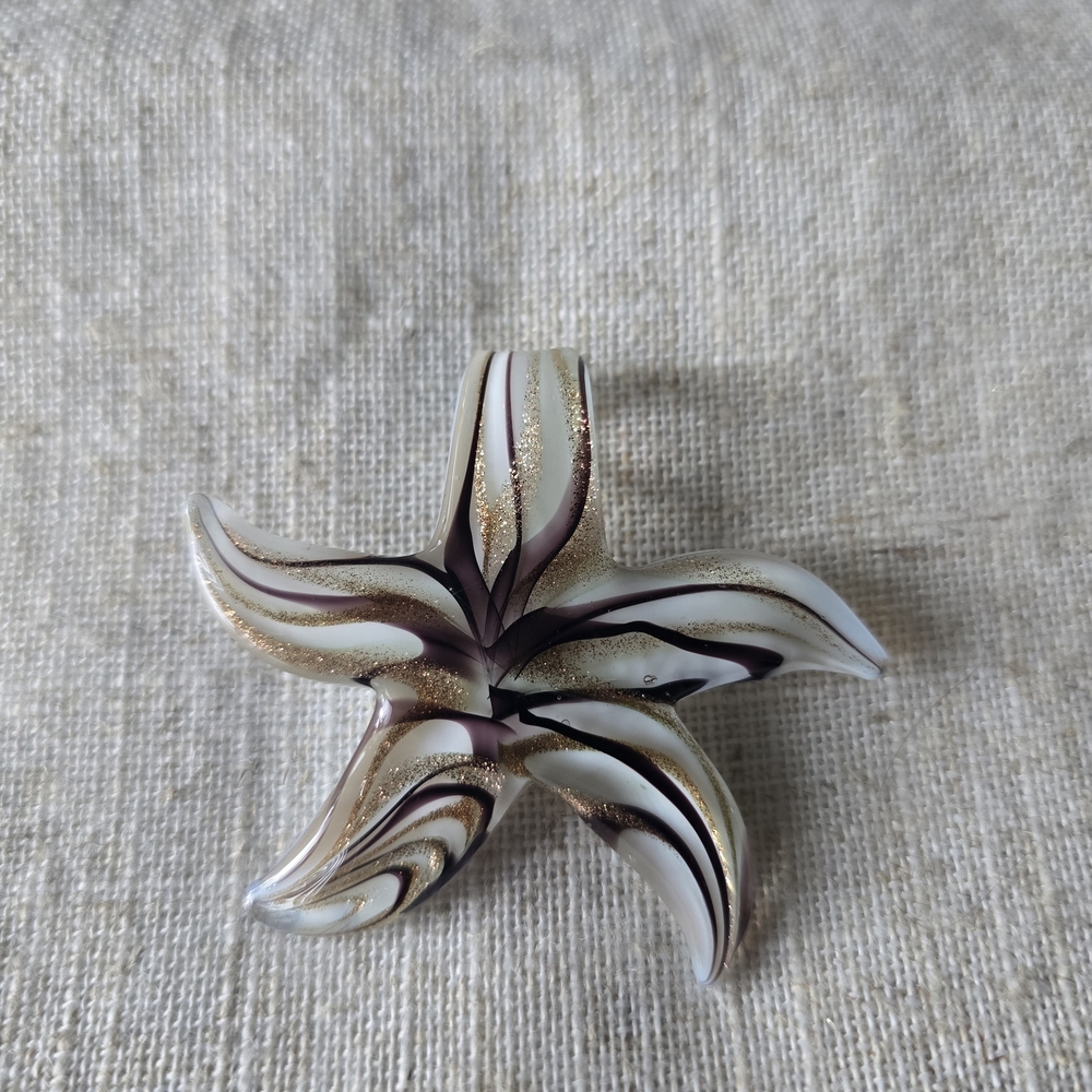 Glass~Starfish Pendant